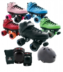 Rebel Fugitive With Triple 8 Derby Gear